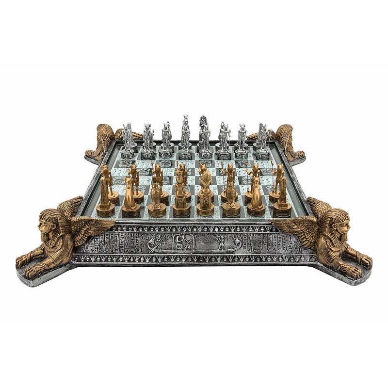 DAL ROSSI | CHESS SET EGYPTIAN – BLACK SPHINX